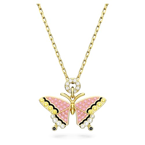 Swarovski Idyllia Anhänger, Vergoldete Damenhalskette mit Schmetterlingsanhänger und Strahlenden Swarovski Kristallen Swarovski Idyllia Anhänger, Vergoldete Damenhalskette mit Schmetterlingsanhänger und Strahlenden Swarovski Kristallen von Swarovski