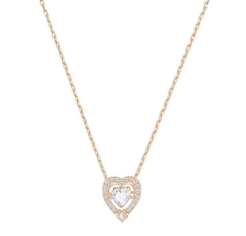 Swarovski Kette mit Anhänger Sprakling Dance Herz 5284188 von Swarovski