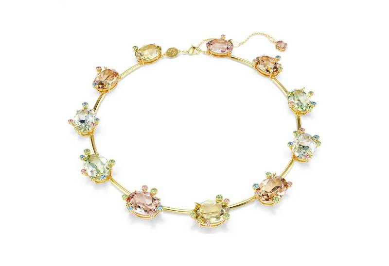 Swarovski Kristallanhänger Swarovski Collier Gema 5708027 Mehrfarbig, Gold plattiert (1-tlg) von Swarovski
