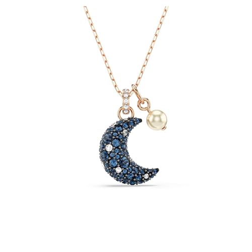 Swarovski Sublima Halskette, Mehrfarbige, Rosé Vergoldete Damenhalskette mit Mondanhänger und Strahlenden Swarovski Kristallen Swarovski Sublima Halskette, Mehrfarbige, Rosé Vergoldete Damenhalskette mit Mondanhänger und Strahlenden Swarovski Kristallen von Swarovski