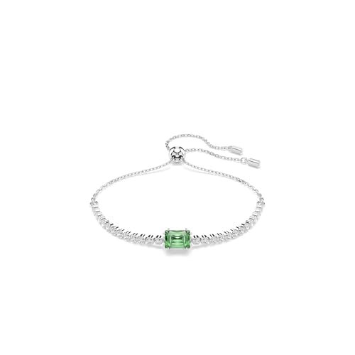 Swarovski Matrix Tennis Armband, Einzelner grüner Stein Swarovski Matrix Tennis Armband, Einzelner grüner Stein von Swarovski