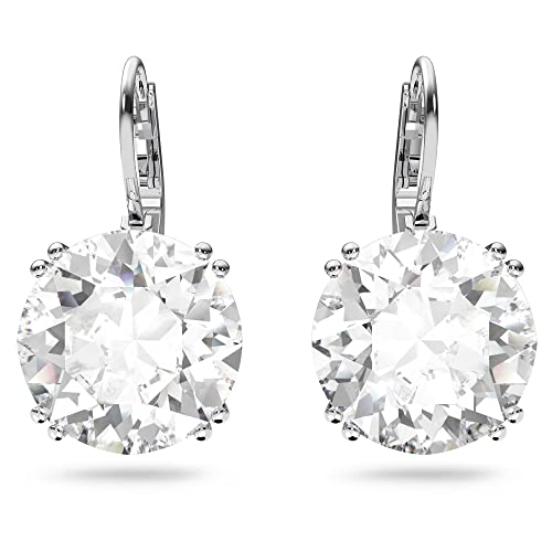 Swarovski Millenia Ohrringe, Rhodinierte Hängeohrringe mit Strahlenden Swarovski Kristallen von Swarovski