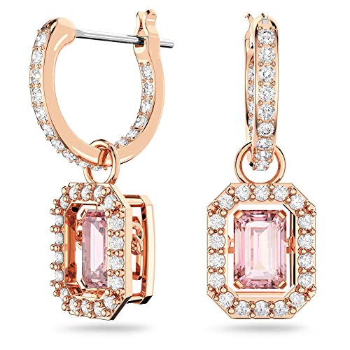 Swarovski Millenia Drop-Ohrhänger, Rosé Vergoldete Ohrringe mit Strahlenden Swarovski Kristallen von Swarovski