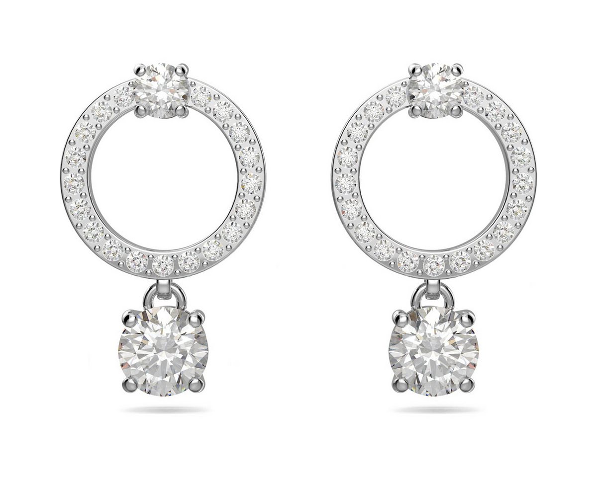 Swarovski Ohrring-Set Swarovski SS ATTRACT:OHRSTECKER CIR CZWH/CRY/RHS von Swarovski