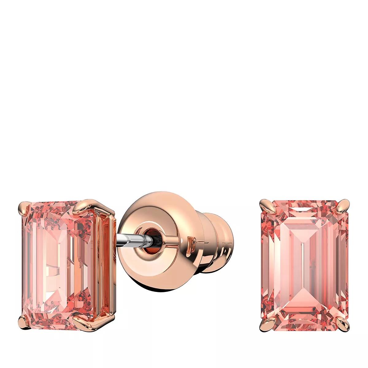 Swarovski Ohrringe - Millenia set Octagon cut rose gold-tone plated - Gr. unisize - in Quarz - für Damen von Swarovski