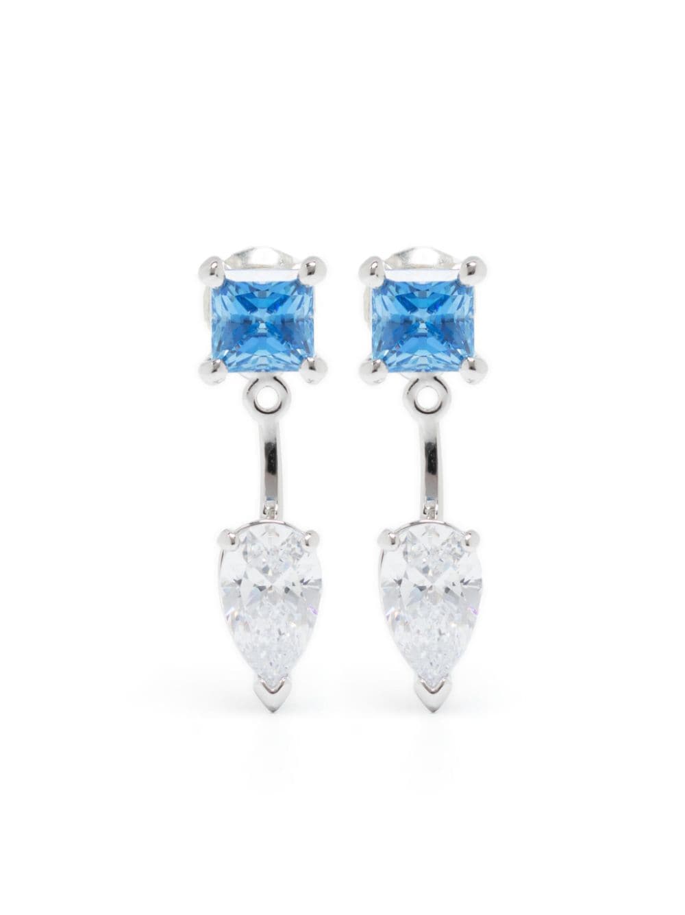 Swarovski Ohrringe mit Kristallen - Blau von Swarovski