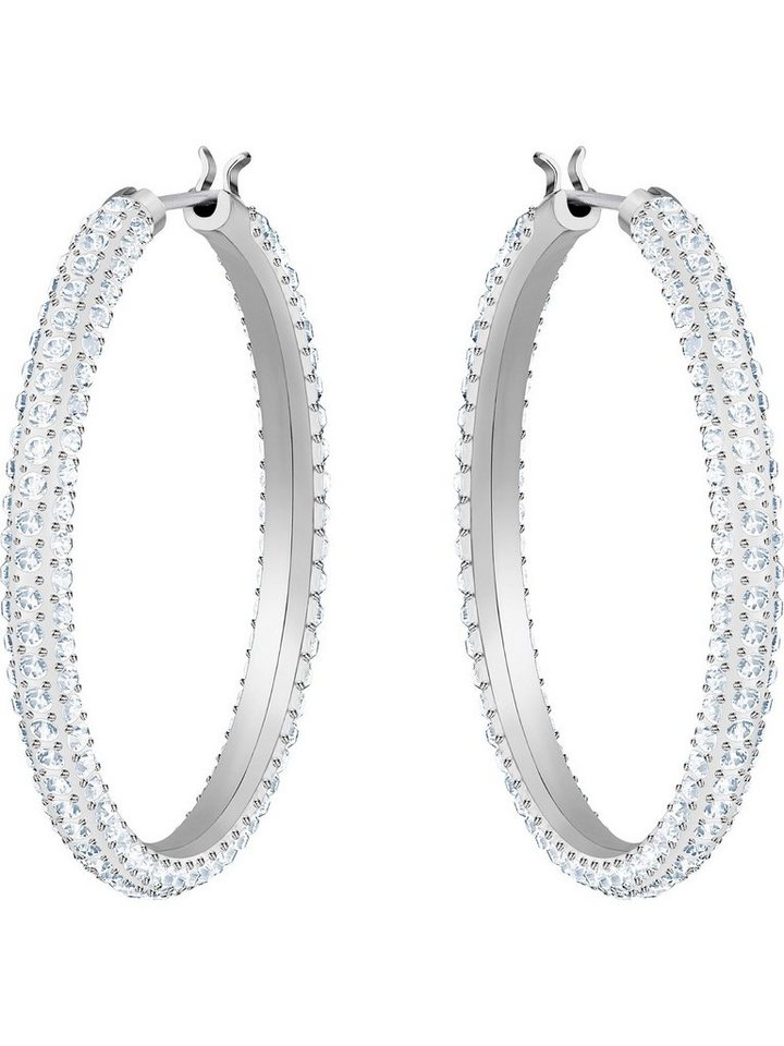 Swarovski Paar Creolen Swarovski Damen-Creolen Metall Swarovski-Kristall (Paar), Dextera von Swarovski