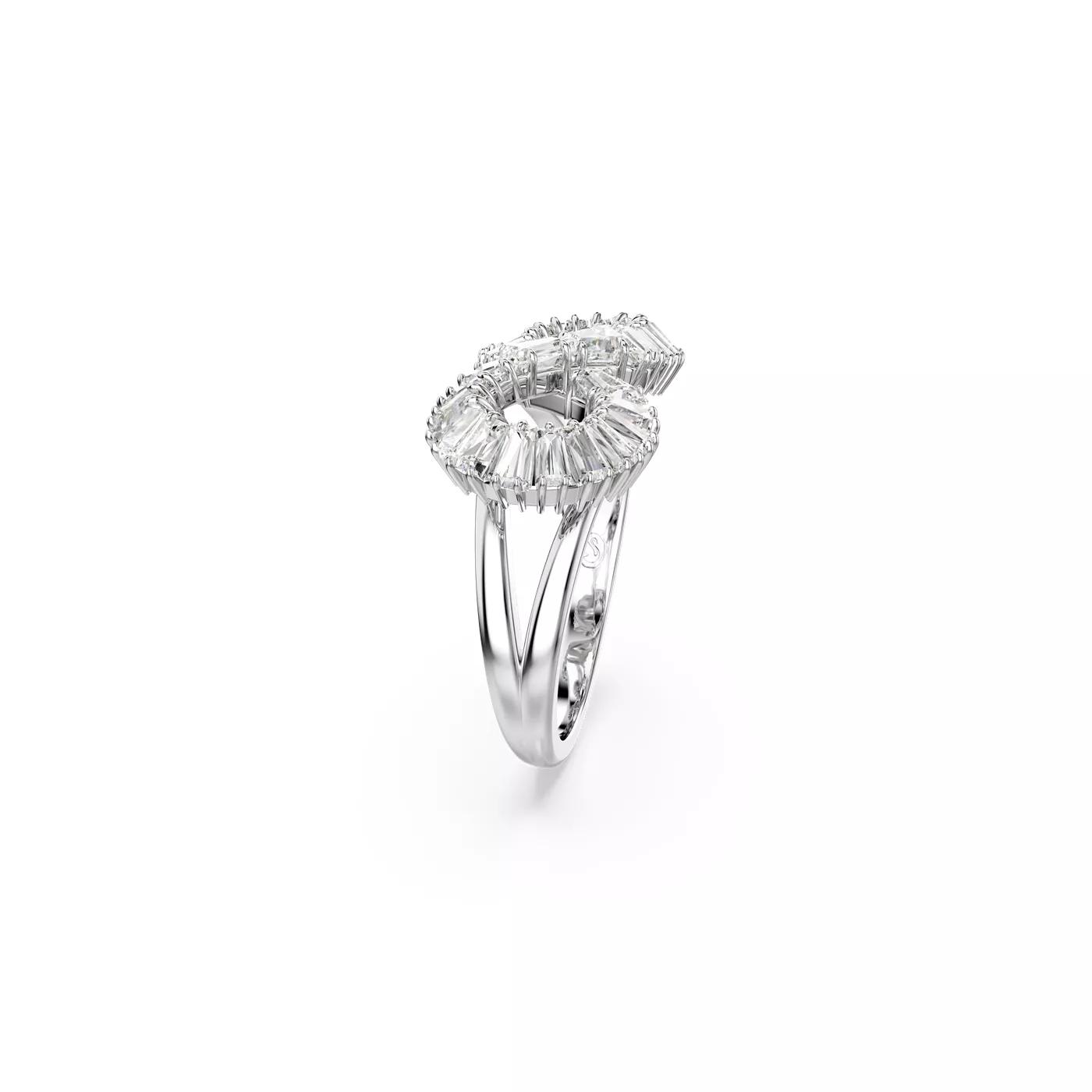 Swarovski Ring - Swarovski Hyperbola Silberfarbene Ring 5679694 - Gr. 18 - in Silber - für Damen von Swarovski