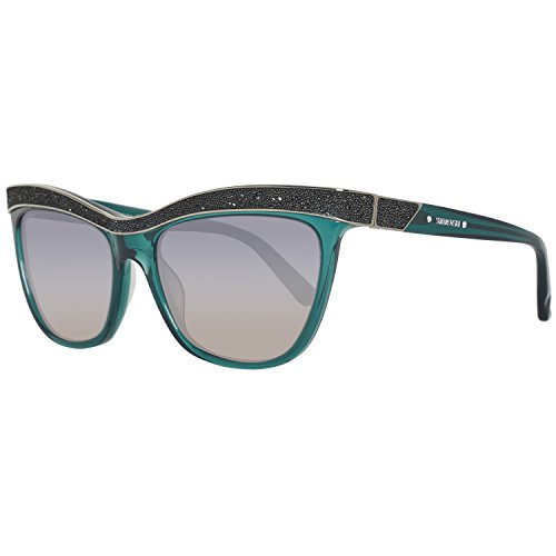 Swarovski SK0075 96P-55-17-135 Swarovski Sunglasses Sk0075 96P-55-17-135 Cateye Sonnenbrille 55, Blau von Swarovski