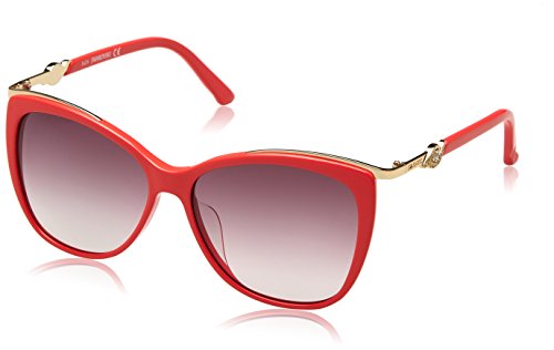 Swarovski SK0104 66F-57-14-140 Swarovski Sunglasses Sk0104 66F-57-14-140 Schmetterling Sonnenbrille 57, Rot von Swarovski