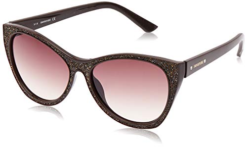 Swarovski SK0108 5948F Sonnenbrille SK0108 5948F Groß Sonnenbrille 59, Braun von Swarovski