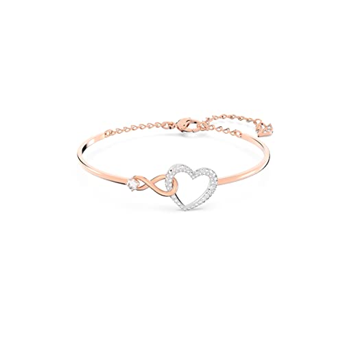 Swarovski Hyperbola Armreif, Unendlichzeichen und Herz, Weiss, Metallmix Swarovski Hyperbola Armreif, Unendlichzeichen und Herz, Weiss, Metallmix von Swarovski