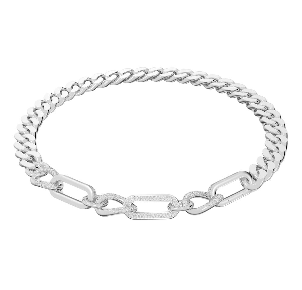 Swarovski Silberkette 5639333, Swarovski, Dextera, Halskette, Kristalle, Rhodiniert von Swarovski