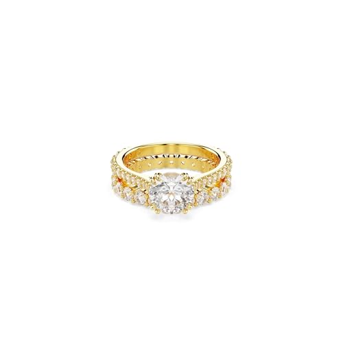 Swarovski Stilla Ring-Set, vergoldet, Rundschliff, Größe 15, Weiß, 2 Stück, One Size, Cubic Zirkonia, Zirkonia Swarovski Stilla Ring-Set, vergoldet, Rundschliff, Größe 15, Weiß, 2 Stück, One Size, Cubic Zirkonia, Zirkonia von Swarovski
