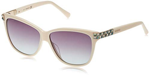 Swarovski Swarovski Sun SK0137 57B -59 -12 -135 Swarovski Cateye Sonnenbrille 59, Beige von Swarovski