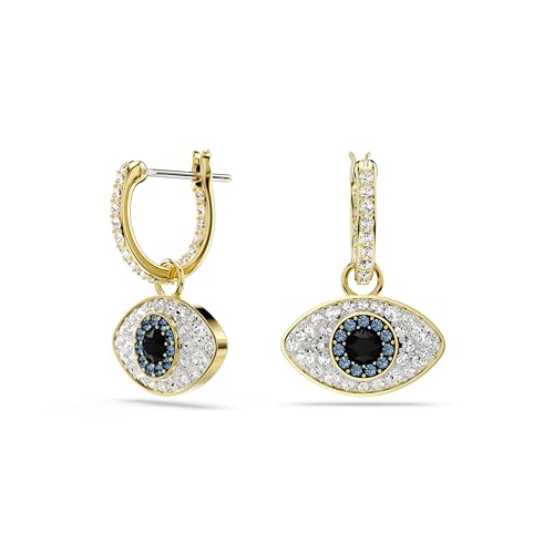 Swarovski Symbolica Drop-Ohrhänger, Blaue, Vergoldete Ohrringe mit Böser-Blick-Anhänger und Strahlenden Swarovski Kristallen Swarovski Symbolica Drop-Ohrhänger, Blaue, Vergoldete Ohrringe mit Böser-Blick-Anhänger und Strahlenden Swarovski Kristallen von Swarovski