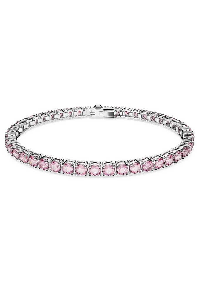 Swarovski Tennisarmband Matrix, Rundschliff, mit Swarovski® Kristall von Swarovski