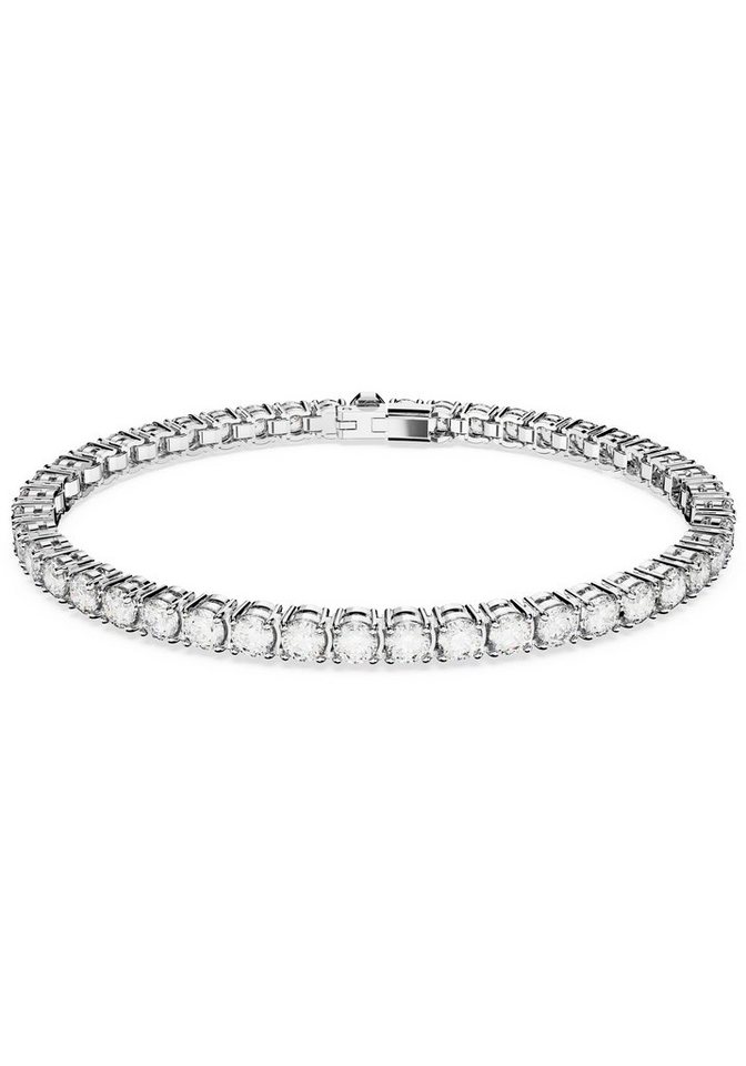 Swarovski Tennisarmband Matrix, Rundschliff, mit Swarovski® Kristall von Swarovski