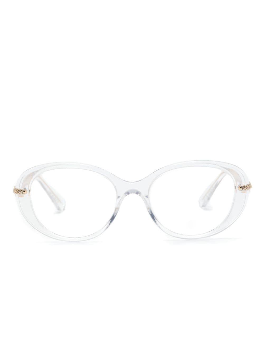 Swarovski Transparente Brille mit Kristallen - Nude von Swarovski