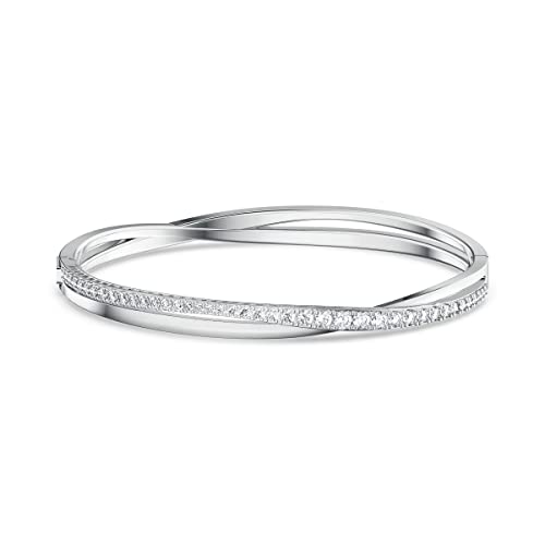 Swarovski Hyperbola Armreif, Weiss, Rhodiniert Swarovski Hyperbola Armreif, Weiss, Rhodiniert von Swarovski
