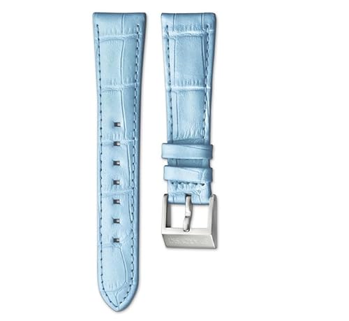 Swarovski Uhrenband 5130899 O_ Class Leder blau mit Croco Muster von Swarovski