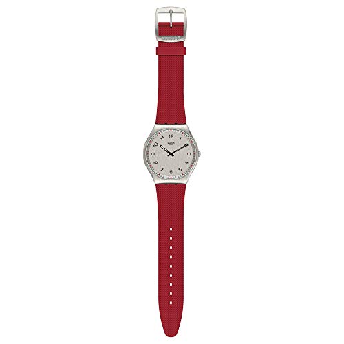 Swatch Herren Analog Schweizer Quarz Uhr mit Kautschuk Armband SS07S105 von Swatch