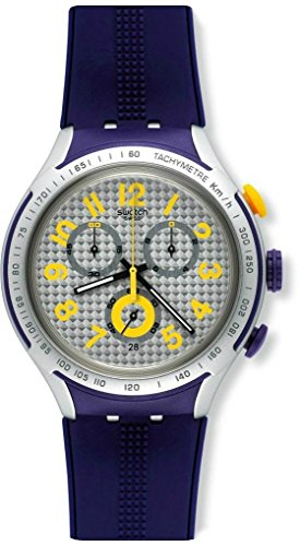 Swatch Herrenuhr Analog Chronograph mit Plastikarmband YYS4014 von Swatch