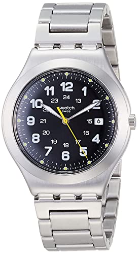 Swatch Armbanduhr Irony Big Classic YWS439GC Happy JOE LIME AGAIN, Armband von Swatch