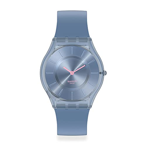 Swatch Armbanduhr Skin Classic Bio SS08N100, Jeansblau von Swatch