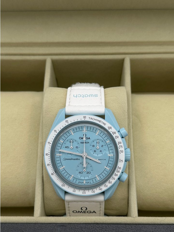 Swatch Chronograph Swatch x Omega Bioceramic Moonswatch Mission to Uranus Mission to Uranus, Moonswatch von Swatch