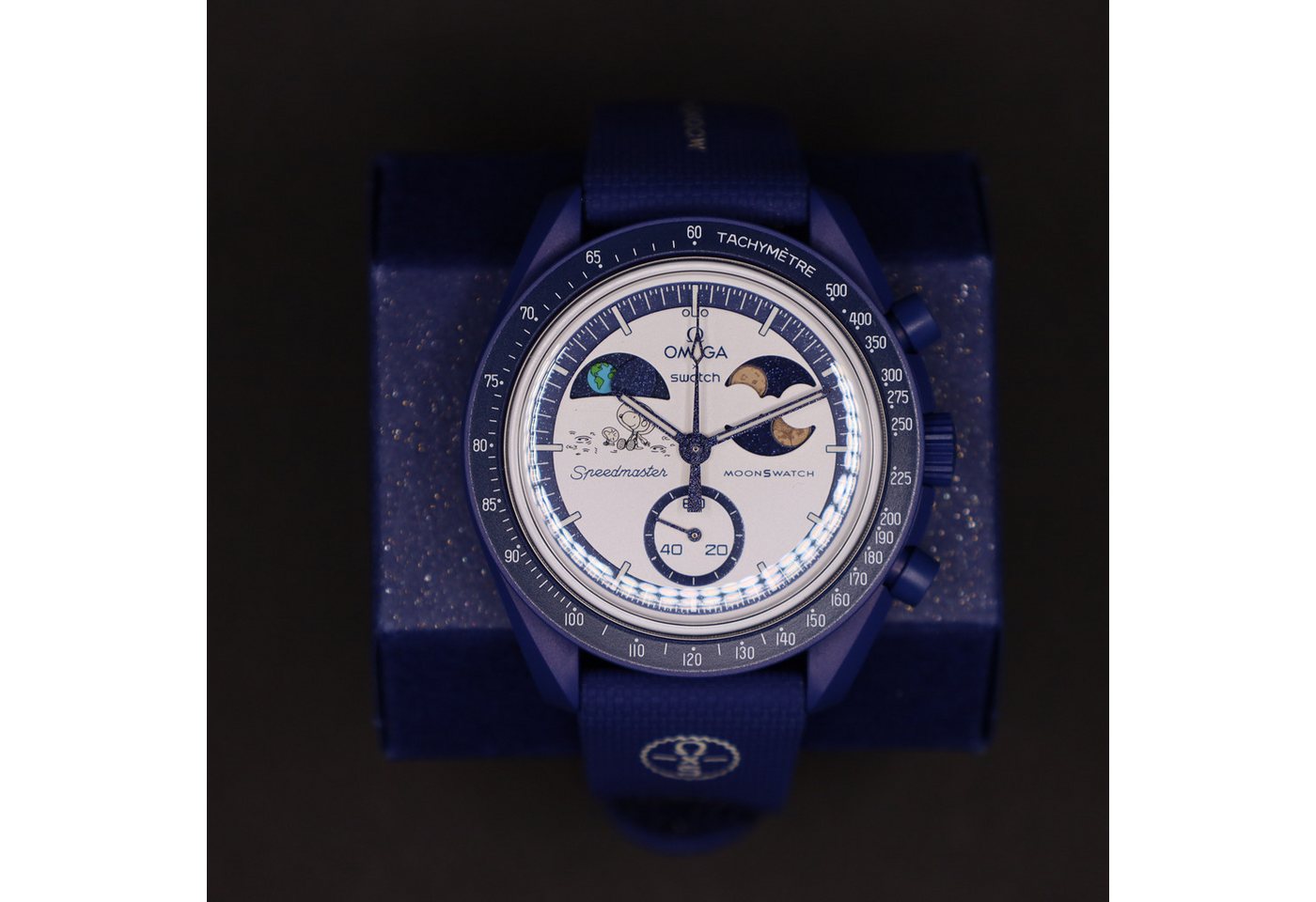 Swatch Chronograph Swatch x Omega MoonSwatch Mission to Earthphase Moonshine Gold Popcorn von Swatch