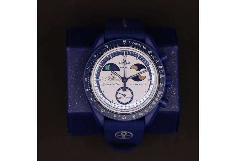 Swatch Chronograph Swatch x Omega Moonswatch Mission to Earthphase - Moonshine Gold von Swatch