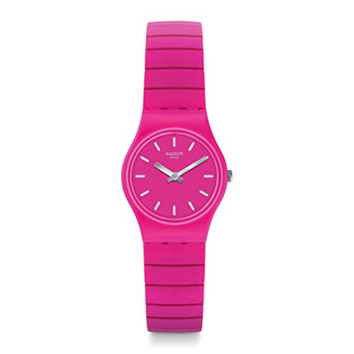 Swatch Damen Analog Quarz Uhr mit Edelstahl Armband LP149A von Swatch