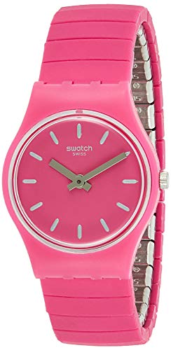 Swatch Damen Analog Quarz Uhr mit Edelstahl Armband LP149B von Swatch