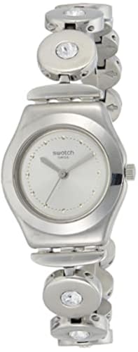 Swatch Damen Analog Quarz Uhr mit Edelstahl Armband YSS317G von Swatch