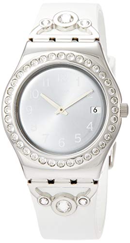 Swatch Damen Analog Quarz Uhr mit Gummi Armband YLS463 von Swatch