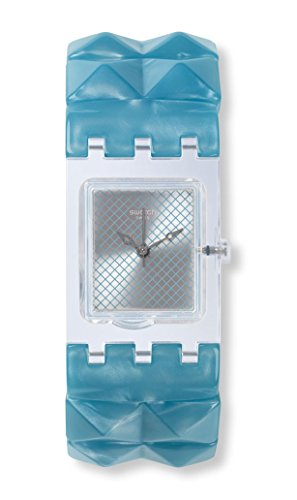 Swatch Damen Analog Quarz Uhr mit Plastik Armband SUBK157A von Swatch