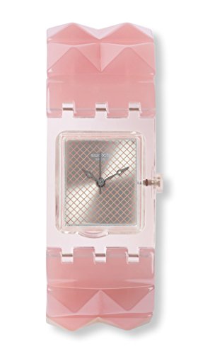 Swatch Damen Analog Quarz Uhr mit Plastik Armband SUBK158B von Swatch