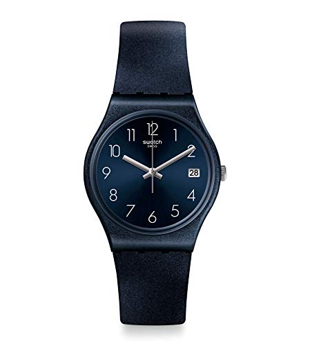 Swatch Damen Analog Quarz Uhr mit Silikon Armband GN414 von Swatch