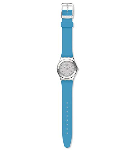 Swatch Damen Analog Quarz Uhr mit Silikon Armband YLS203 von Swatch