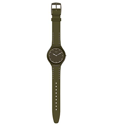 Swatch Damen Analog Schweizer Quarz Uhr mit Silicone Armband SVOG101 von Swatch