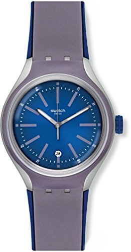 Swatch Damen Digital Quarz Uhr mit Silikon Armband YES4014 von Swatch