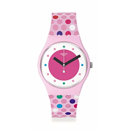 Swatch Gent Bio SO28P109 BLOWING BUBBLES Uhr, Gurt von Swatch