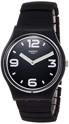 Swatch Herren Analog Quarz Uhr mit Edelstahl Armband GB299B von Swatch