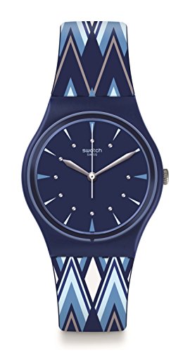 Swatch Herren Analog Quarz Uhr mit Silikon Armband GN250 von Swatch