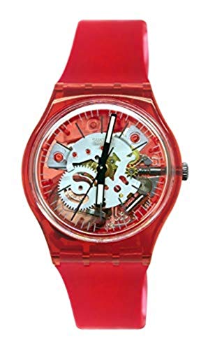 Swatch Herren Analog Quarz Uhr mit Silikon Armband GR178 von Swatch