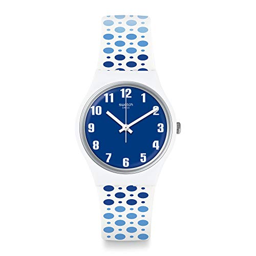 Swatch Herren Analog Quarz Uhr mit Silikon Armband GW201 von Swatch