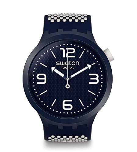 Swatch Herren Analog Quarz Uhr mit Silikon Armband SO27N101 von Swatch