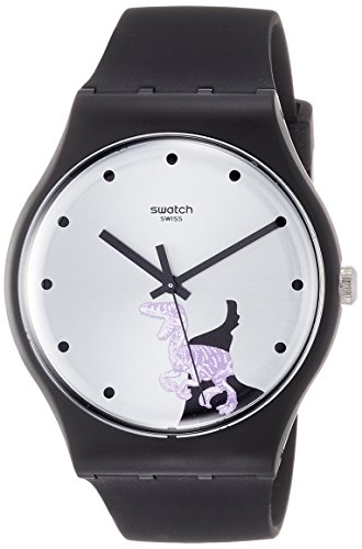 Swatch Herren Analog Quarz Uhr mit Silikon Armband SUOB139 von Swatch