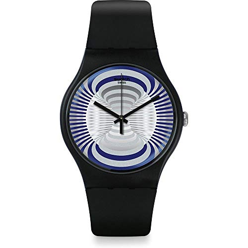 Swatch Herren Analog Quarz Uhr mit Silikon Armband SUON124 von Swatch